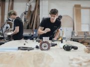 This Bucks County Woodworking Studio Turns Fallen Trees Into Heirloom Furniture Paramount Wood Co.'s talented team of woodworkers.