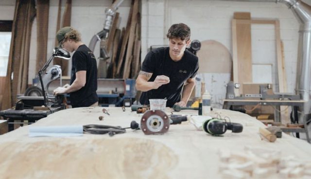 Paramount Wood Co.'s talented team of woodworkers.