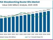 USA Woodworking Router Bits Market Outlook 2025-2035: Steady Growth Backed by DIY, CNC, and Precision Tools