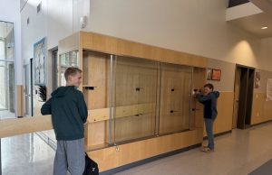 February is CTE Month: HMS Woodshop Students Revamp the School’s Trophy Case