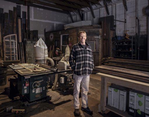 South Portland builder incorporates salvaged wood with a history