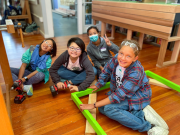 Girl Scouts learn woodworking skills at annual Build Like a Girl workshop