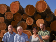 Legacy carved in wood; fourth generation of Hickmans carry on with lumber businesses