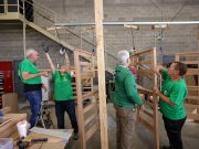 Inside a Dallas workshop, volunteers help rebuild Hill Country summer camp